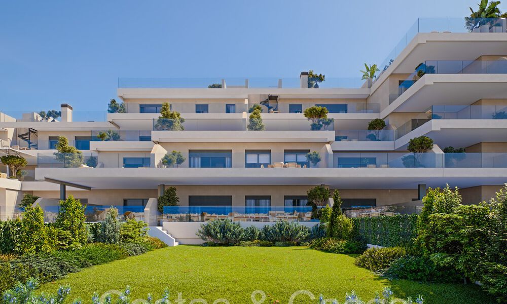 Nouveau sur le marché. Appartements élégants à vendre, à distance de marche de la plage et des commodités du centre d'Estepona 70880