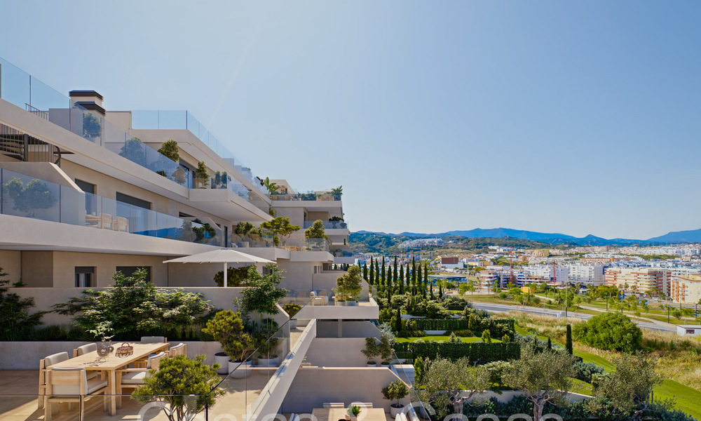 Nouveau sur le marché. Appartements élégants à vendre, à distance de marche de la plage et des commodités du centre d'Estepona 70906