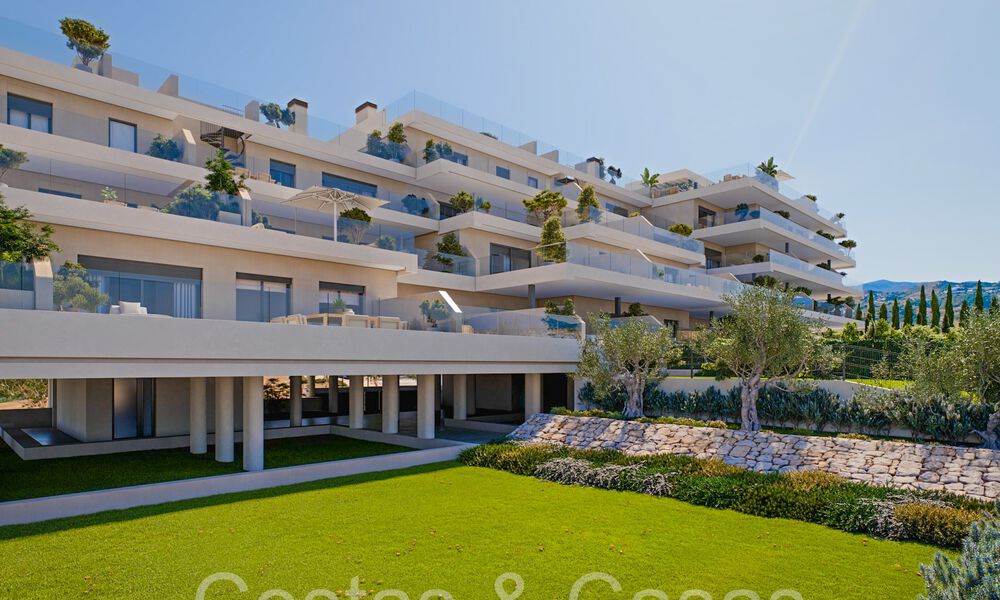 Nouveau sur le marché. Appartements élégants à vendre, à distance de marche de la plage et des commodités du centre d'Estepona 70907