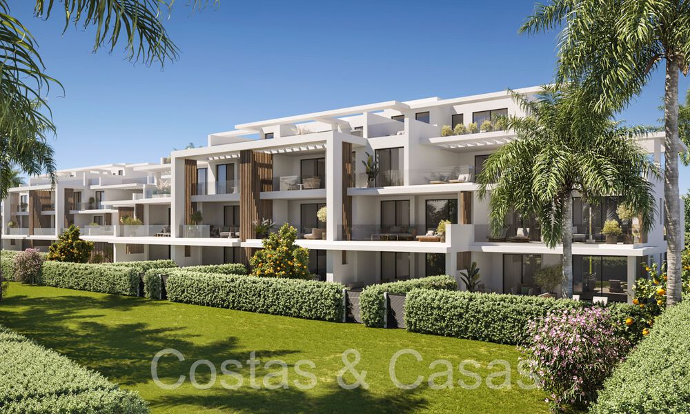 Nouveau sur le marché. Appartements contemporains de nouvelle construction à vendre sur le New Golden Mile, Marbella - Estepona 70979