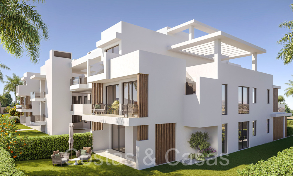 Nouveau sur le marché. Appartements contemporains de nouvelle construction à vendre sur le New Golden Mile, Marbella - Estepona 70981