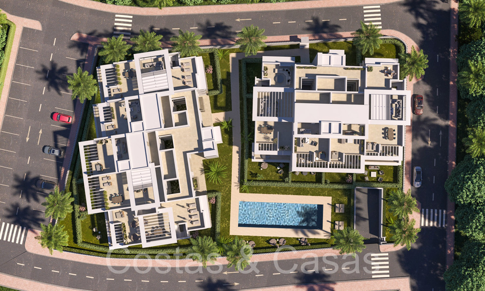 Nouveau sur le marché. Appartements contemporains de nouvelle construction à vendre sur le New Golden Mile, Marbella - Estepona 70995