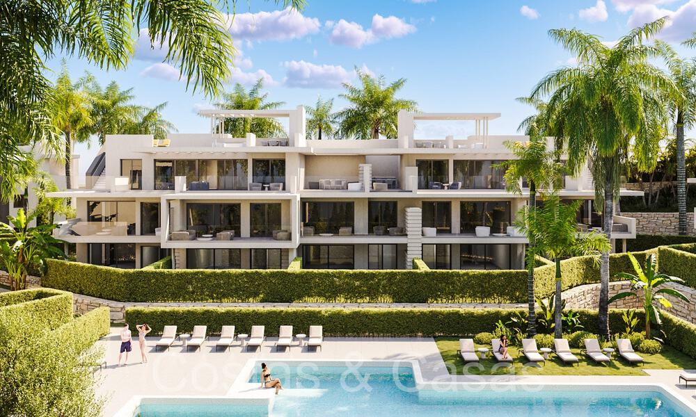 Nouveau projet d'appartements et penthouses de luxe à vendre à quelques pas de la plage d'Estepona 71078