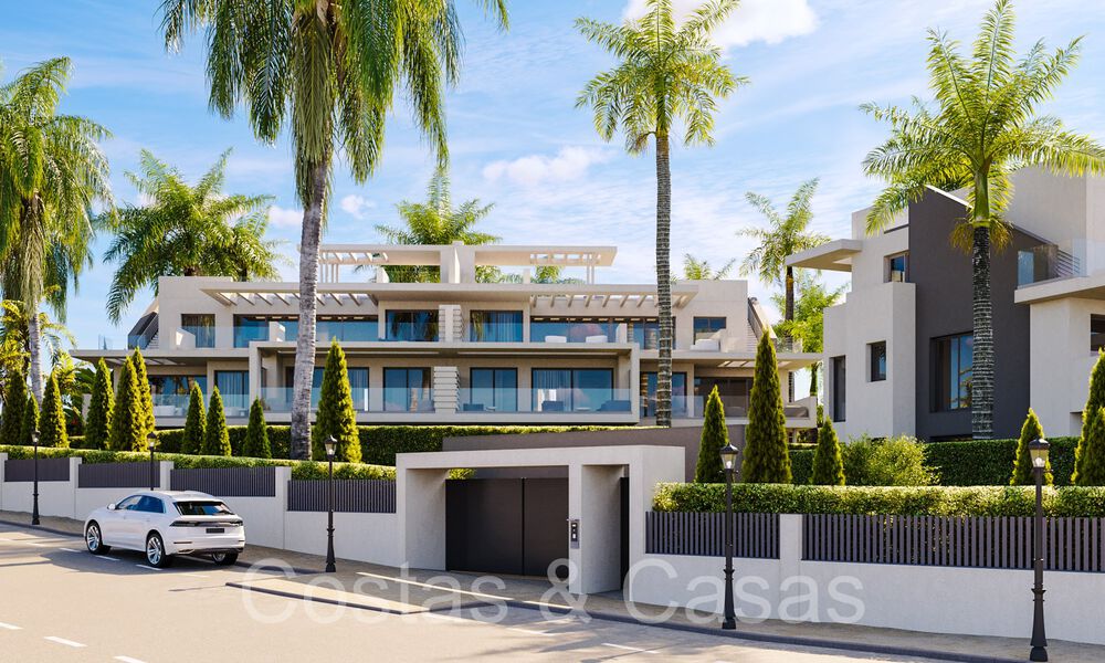 Nouveau projet d'appartements et penthouses de luxe à vendre à quelques pas de la plage d'Estepona 71080