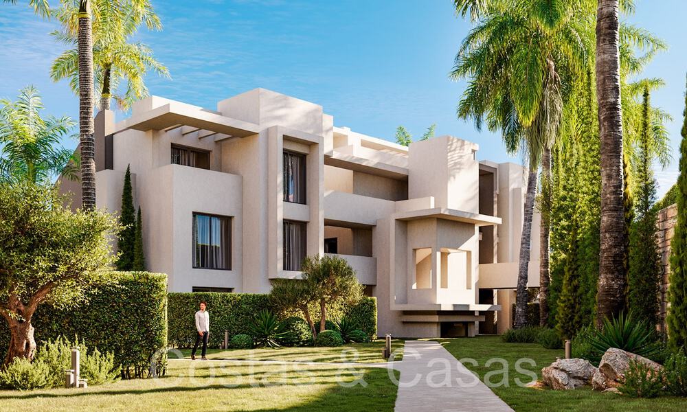 Nouveau projet d'appartements et penthouses de luxe à vendre à quelques pas de la plage d'Estepona 71081