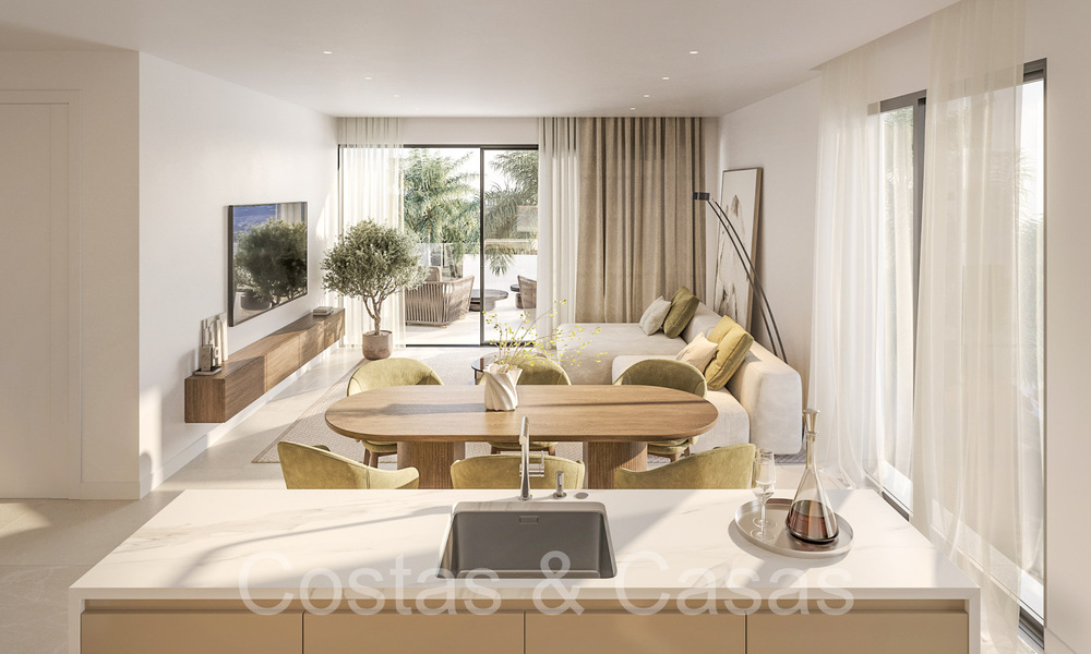 Nouveau projet d'appartements et penthouses de luxe à vendre à quelques pas de la plage d'Estepona 71112