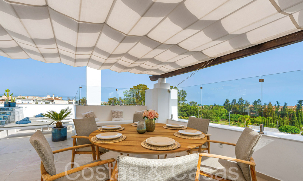 Magnifique penthouse avec grand solarium et piscine à vendre à Nueva Andalucia, Marbella 71246