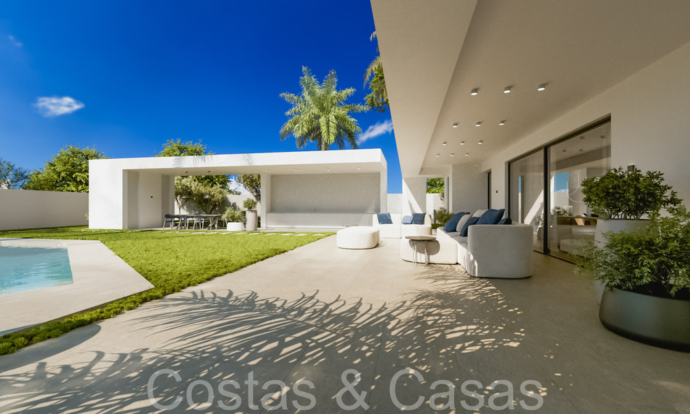 Villa neuve au design contemporain à vendre dans l'exclusif Cascada de Camojan sur le Golden Mile de Marbella 71317