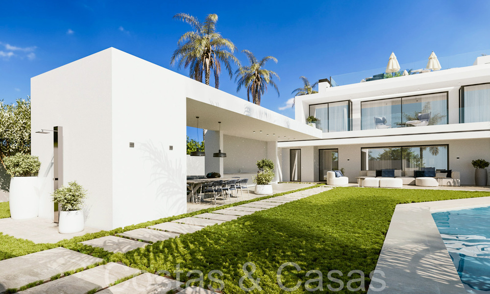 Villa neuve au design contemporain à vendre dans l'exclusif Cascada de Camojan sur le Golden Mile de Marbella 71325