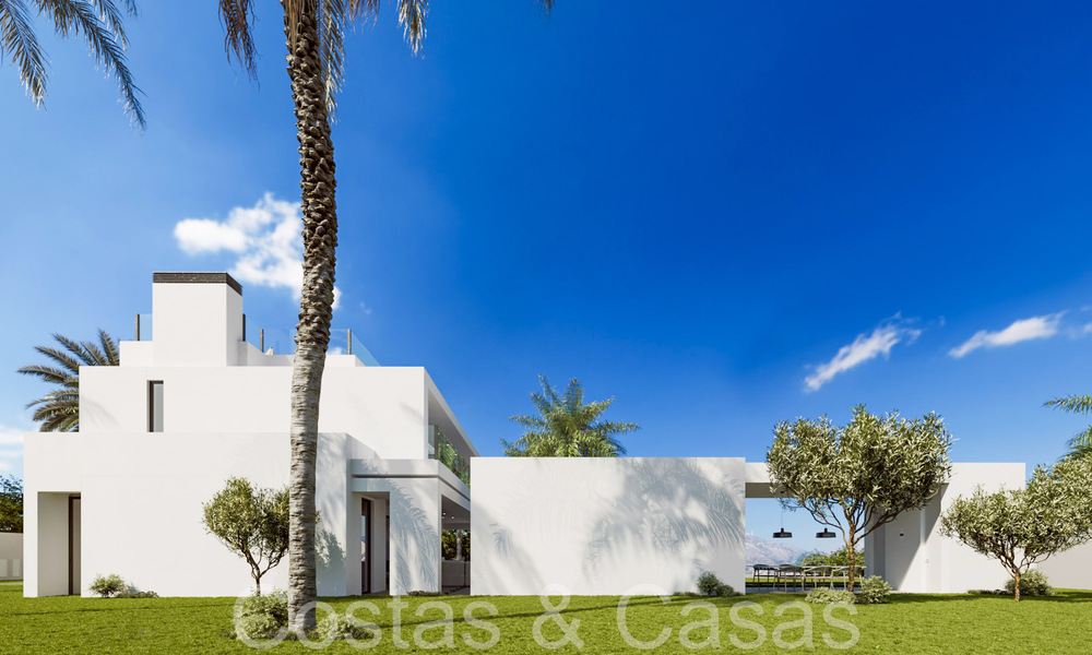 Villa neuve au design contemporain à vendre dans l'exclusif Cascada de Camojan sur le Golden Mile de Marbella 71327