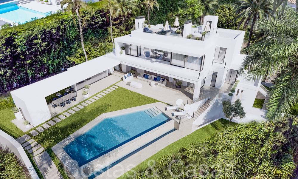 Villa neuve au design contemporain à vendre dans l'exclusif Cascada de Camojan sur le Golden Mile de Marbella 71349