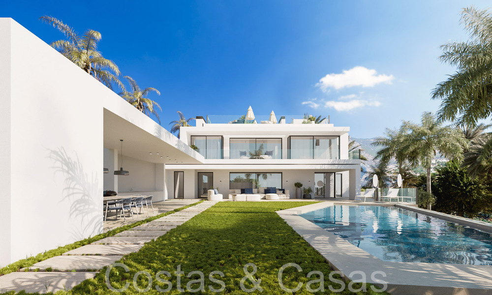 Villa neuve au design contemporain à vendre dans l'exclusif Cascada de Camojan sur le Golden Mile de Marbella 71352