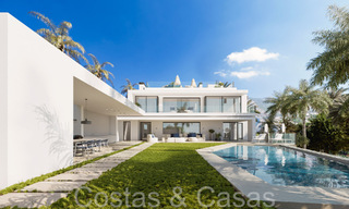 Villa neuve au design contemporain à vendre dans l'exclusif Cascada de Camojan sur le Golden Mile de Marbella 71352 