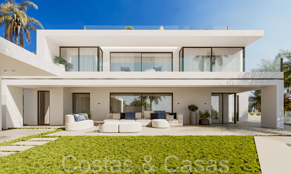 Villa neuve au design contemporain à vendre dans l'exclusif Cascada de Camojan sur le Golden Mile de Marbella 71356