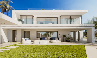 Villa neuve au design contemporain à vendre dans l'exclusif Cascada de Camojan sur le Golden Mile de Marbella 71356 