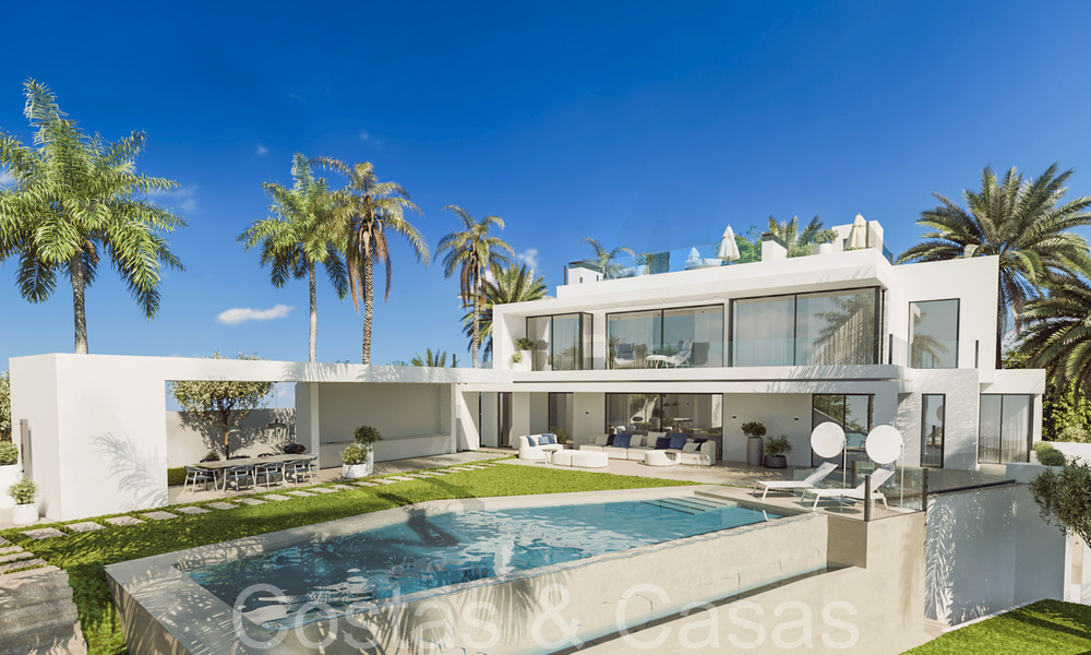 Villa neuve au design contemporain à vendre dans l'exclusif Cascada de Camojan sur le Golden Mile de Marbella 71357