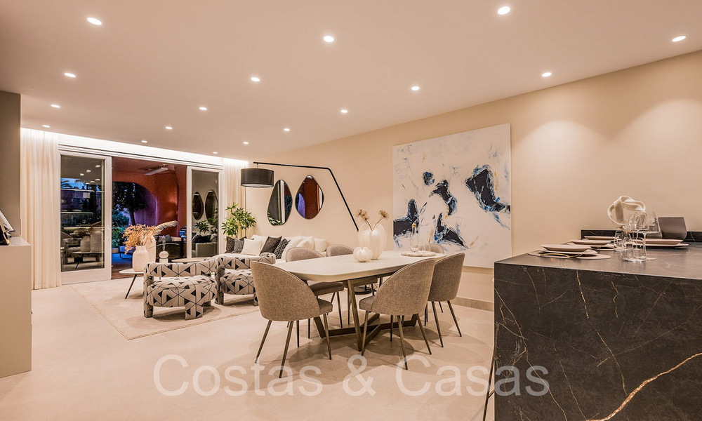 Luxueux appartement au rez-de-chaussée à vendre dans un complexe balnéaire 5 étoiles sur le New Golden Mile entre Marbella et Estepona 71372