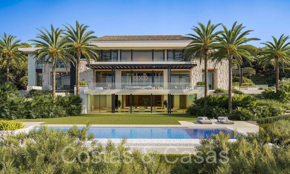 Majestueuse villa de charme à vendre, avec vue sur la mer, dans le complexe de golf le plus exclusif de La Zagaleta à Benahavis - Marbella 71428