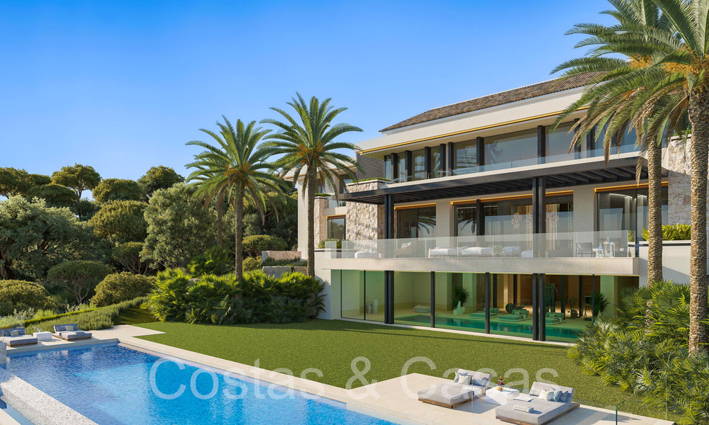 Majestueuse villa de charme à vendre, avec vue sur la mer, dans le complexe de golf le plus exclusif de La Zagaleta à Benahavis - Marbella 71429