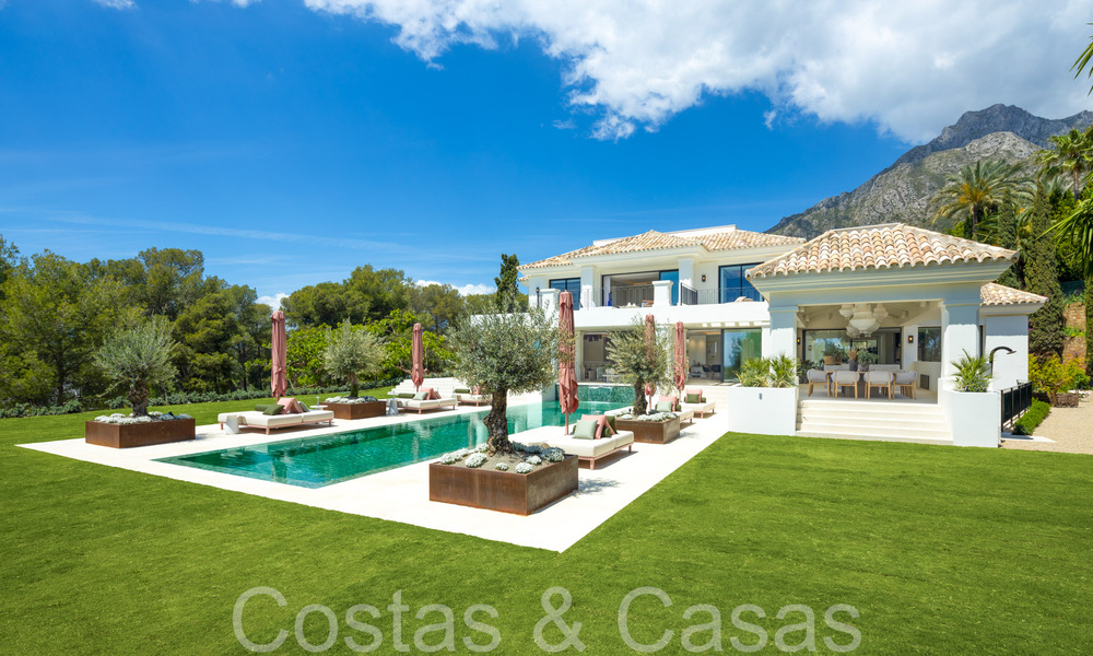 Villa de luxe majestueuse à vendre dans un style architectural méditerranéen à Sierra Blanca sur le Golden Mile de Marbella 71618