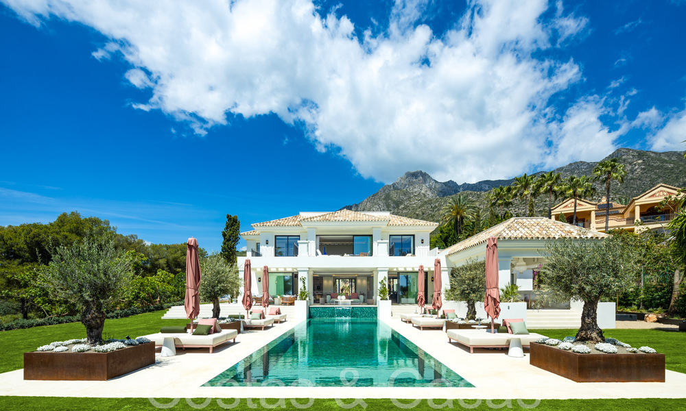 Villa de luxe majestueuse à vendre dans un style architectural méditerranéen à Sierra Blanca sur le Golden Mile de Marbella 71619