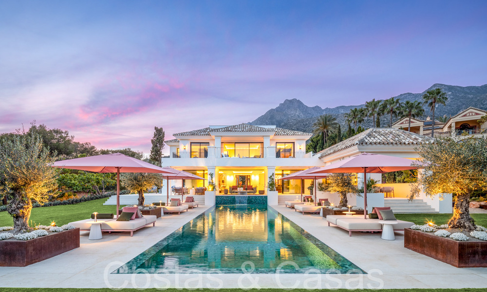 Villa de luxe majestueuse à vendre dans un style architectural méditerranéen à Sierra Blanca sur le Golden Mile de Marbella 71621