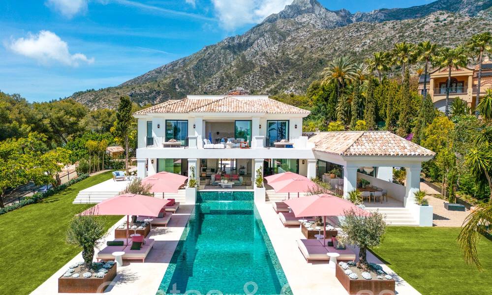 Villa de luxe majestueuse à vendre dans un style architectural méditerranéen à Sierra Blanca sur le Golden Mile de Marbella 71623