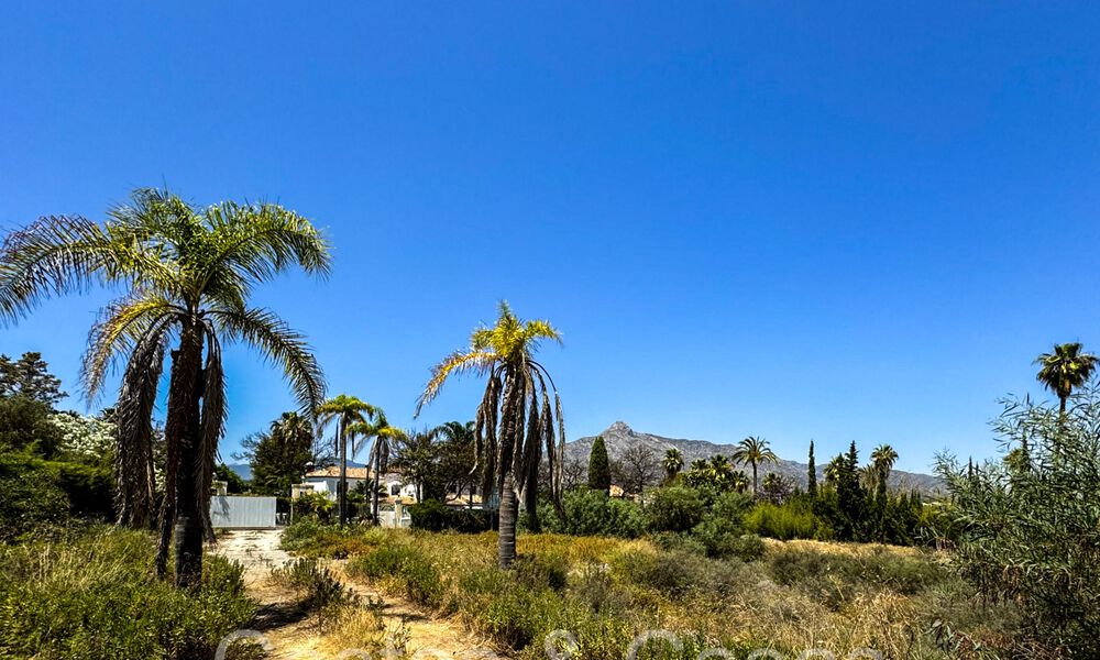 Terrain à bâtir avec projet exclusif à vendre pour une villa de luxe, avec vue sur la mer et à distance de marche de Puerto Banus, Marbella 71839