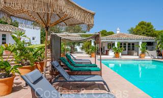 Charmante villa traditionnelle à vendre avec logement d'invités et court de tennis, proche de la plage à Benahavis - Marbella 71914 