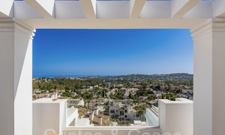 Penthouse contemporain de luxe méditerranéen à vendre avec vue panoramique à Nueva Andalucia, Marbella 72119 