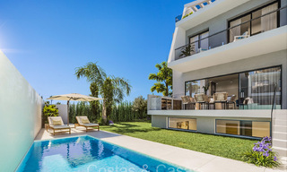 Villas architecturales mitoyennes de nouvelle construction à vendre sur le New Golden Mile, entre Marbella et Estepona 72191 