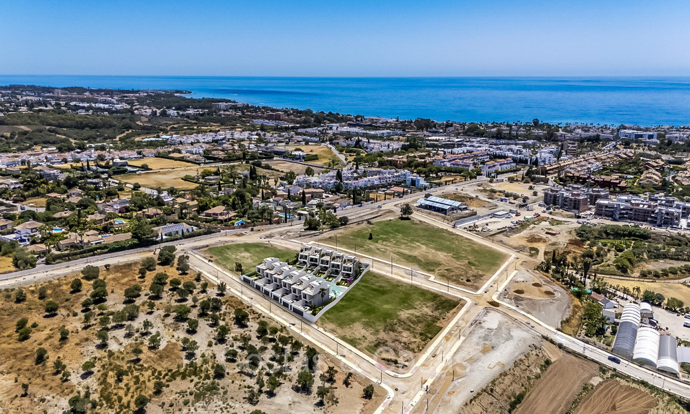 Villas architecturales mitoyennes de nouvelle construction à vendre sur le New Golden Mile, entre Marbella et Estepona 72193