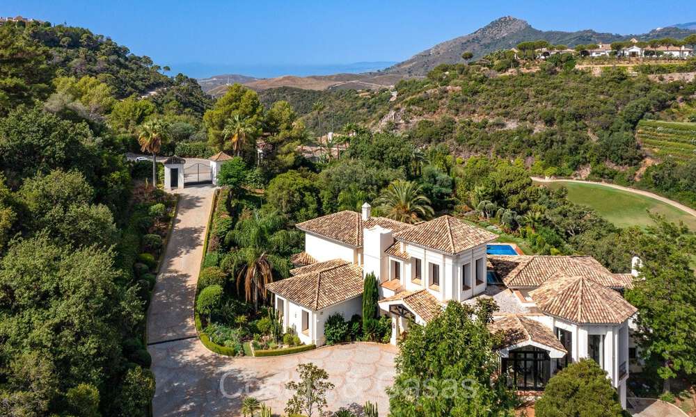 Prestigieuse villa de luxe espagnole à vendre à côté du terrain de golf dans La Zagaleta, Benahavis - Marbella 72452