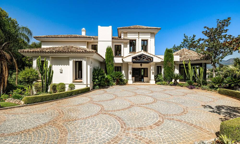 Prestigieuse villa de luxe espagnole à vendre à côté du terrain de golf dans La Zagaleta, Benahavis - Marbella 72454