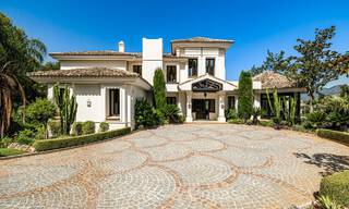 Prestigieuse villa de luxe espagnole à vendre à côté du terrain de golf dans La Zagaleta, Benahavis - Marbella 72454 