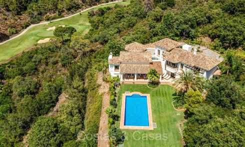 Prestigieuse villa de luxe espagnole à vendre à côté du terrain de golf dans La Zagaleta, Benahavis - Marbella 72464