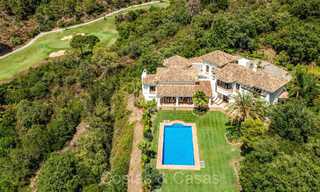 Prestigieuse villa de luxe espagnole à vendre à côté du terrain de golf dans La Zagaleta, Benahavis - Marbella 72464 