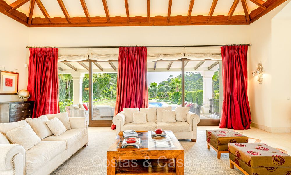 Prestigieuse villa de luxe espagnole à vendre à côté du terrain de golf dans La Zagaleta, Benahavis - Marbella 72468