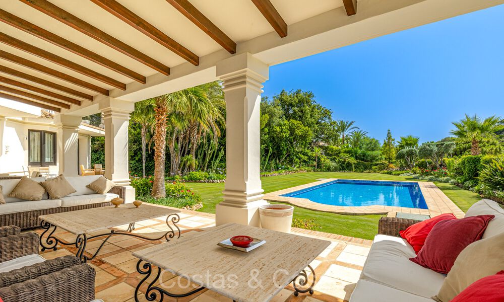 Prestigieuse villa de luxe espagnole à vendre à côté du terrain de golf dans La Zagaleta, Benahavis - Marbella 72472