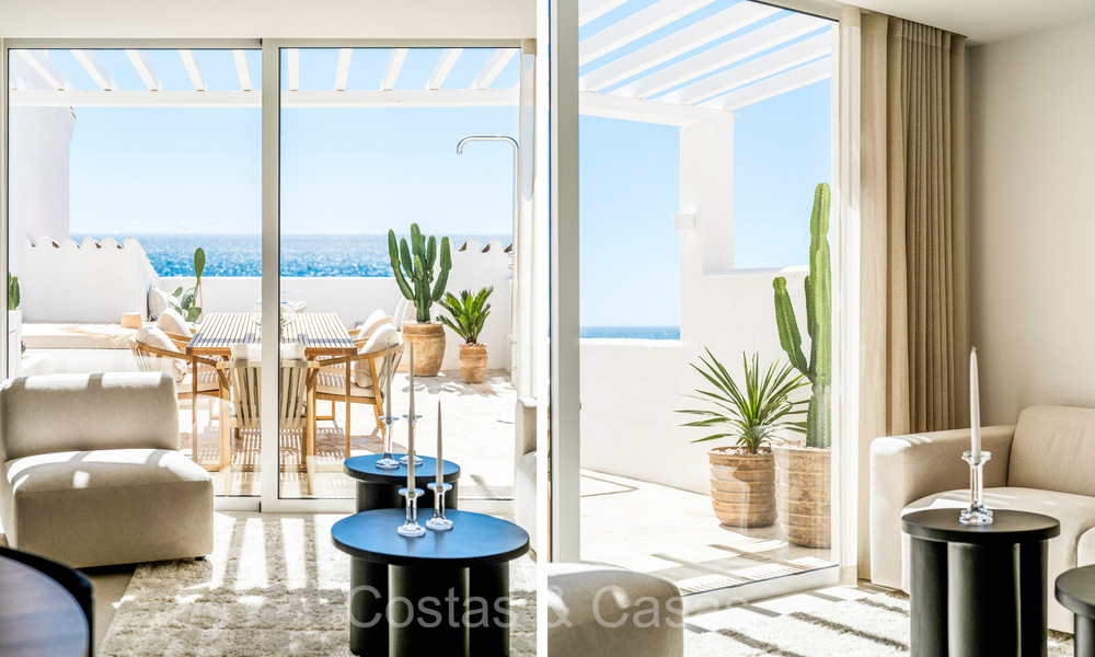 Appartement magnifiquement rénové avec terrasse spacieuse à vendre avec de belles vues dans le port de Puerto Banus, Marbella 72594