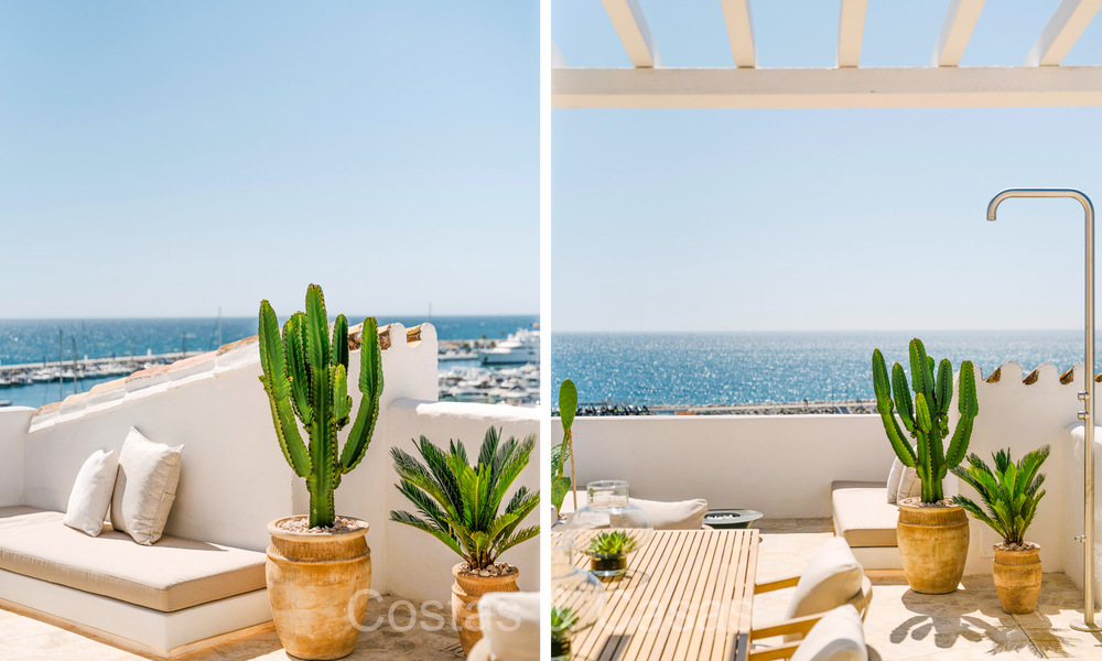 Appartement magnifiquement rénové avec terrasse spacieuse à vendre avec de belles vues dans le port de Puerto Banus, Marbella 72598