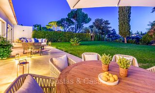 Villa méditerranéenne de plain-pied à vendre en bordure du parcours de golf Aloha à Nueva Andalucia, Marbella 72844 