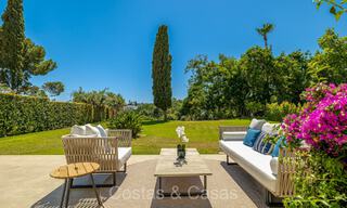 Villa méditerranéenne de plain-pied à vendre en bordure du parcours de golf Aloha à Nueva Andalucia, Marbella 72856 