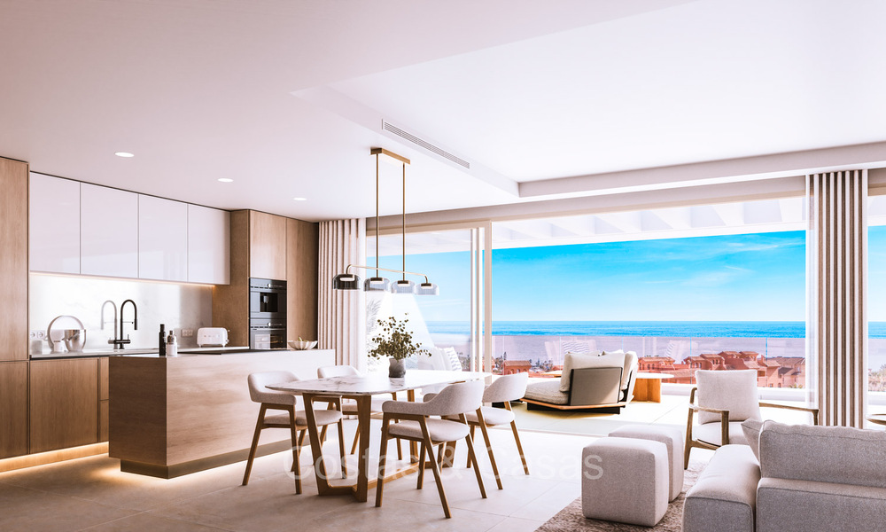 Appartements neufs économes en énergie à vendre à distance de marche de la plage à l'ouest d'Estepona 72754