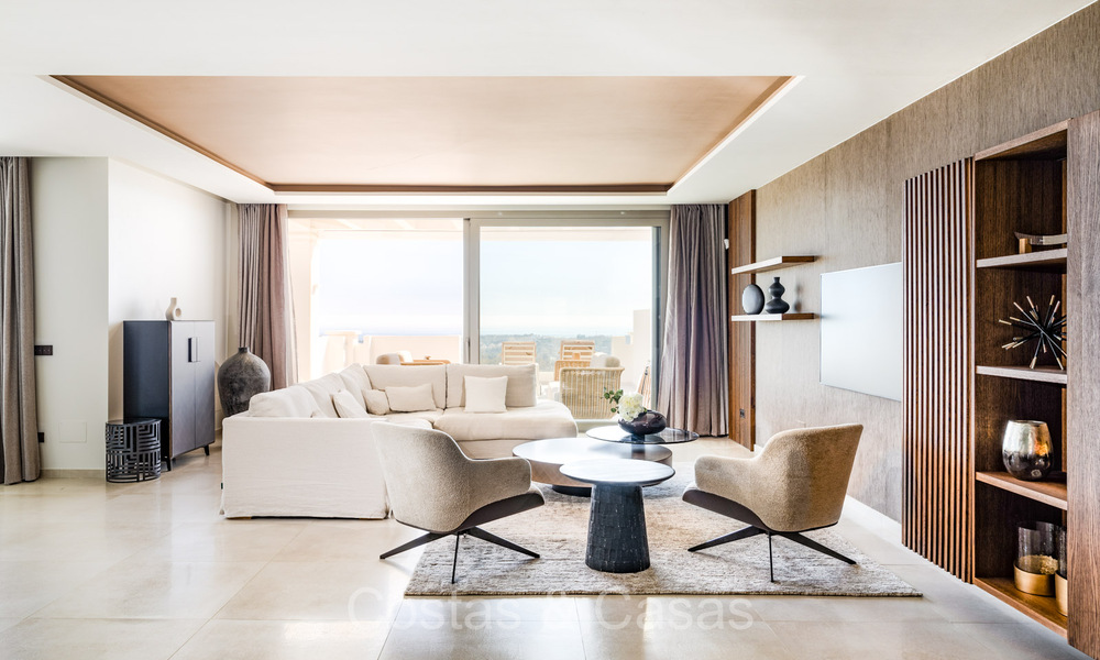 Luxueux appartement à vendre avec vue panoramique sur la mer dans un complexe de charme à Nueva Andalucia, Marbella 72913