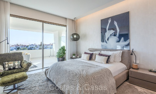 Maison de luxe sophistiquée et minimaliste à vendre dans un complexe prestigieux à Nueva Andalucia, Marbella 73142 