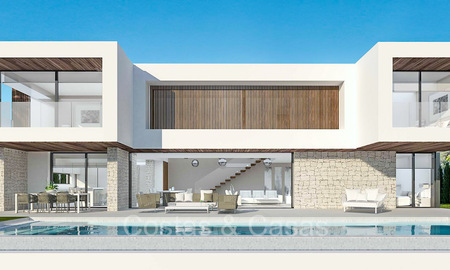 Luxueuse villa au design contemporain à vendre, dans le formidable Los Flamingos Golf Resort 5* sur le New Golden Mile, Marbella - Benahavis 73317