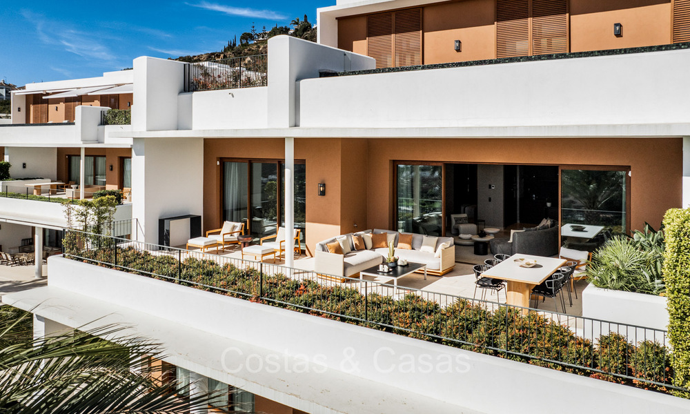 Appartement de luxe de première classe avec vue imprenable sur la mer à vendre dans un complexe de golf 5* à Casares, Costa del Sol 73383