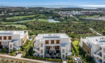 Appartement de luxe de première classe avec vue imprenable sur la mer à vendre dans un complexe de golf 5* à Casares, Costa del Sol 73394