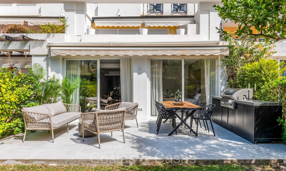 Appartement avec jardin rénové de qualité à vendre, adjacent à un parcours de golf de premier plan à La Quinta, Benahavis - Marbella 73558